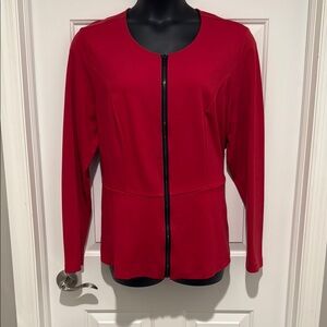 Torrid Red Zip-Up Jacket | 3